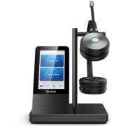 WH66 Dual UC Дуо, Беспроводная, HD звук, 160м DECT, Шумоподав, Дисплей 4'', USB-хаб, Bluetooth