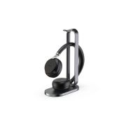 Гарнитура BH76 UC Black USB-A, Беспроводная Bluetooth, HD звук, Зарядка Qi, Шумоподав., Черная