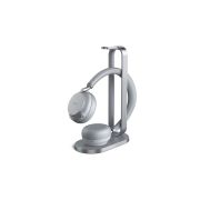 Гарнитура BH72 with Charging Stand UC Light Gray USB-A, Беспроводная BT,BHC76,Зарядка Qi,HD звук,Шумоподав,Сер