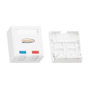 NMC-MB2P-ST-WT Корпус настенной розетки