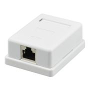 Розетка настенная RJ-45, 8P8C, Cat.5e, 1 порт FTP (10-0354) Компьютерная розетка