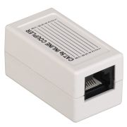 CS70-1C5EU Проходной адаптер категория 5Е UTP тип RJ45-RJ45, белый
