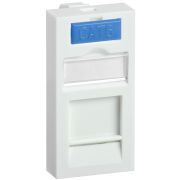 CS6-11M Вставка 45х22,5мм для 1 модуля Keystone Jack с маркером