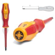 Отвертка ПРОФИ PZ2х100 (78614) Диэлектрическая отвертка Pozidriv