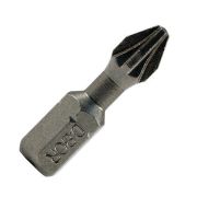 Биты Pz1x25 мм, Torsion, C 6,3 (10шт) (D-T-PZ01-025-010) Биты фрезерованные