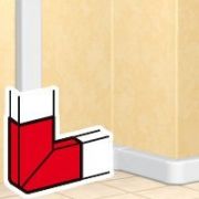 Угол плоский для короба DLP 65х220 (010796) Угол плоский