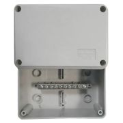 Коробка (КУП) JBS210 210х150х100, 8 вых, IP55 (44016KP) Коробка уравнивания потенциалов (КУП), 8х12мм, 14 зажимов