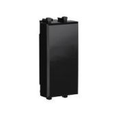 Заглушка Avanti 1 модуль черный квадрат (4402991) Заглушка для кабель-канала