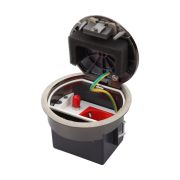 Люк для установки в фальш-пол 45х45 + 22,5х45, серебро (120101 SR) Люк в фальш-пол