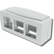 Модульная коробка для электроустановочных изделий Brava, 6 модулей (09221) Модульная коробка