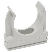 Держатель с защёлкой D25 серый ELASTA (100 шт) (CTA10D-CF25-K41-100) Держатель с защёлкой