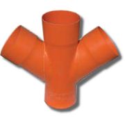 Соединение для четырех двустенных труб, 45°, D160 (021160) Соединение для четырех двустенных труб