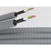 Труба ПВХ D20 + ВВГ-Пнг(А)-LS 3х1,5 Конкорд (9L920100KF) Труба гофрированная с кабелем