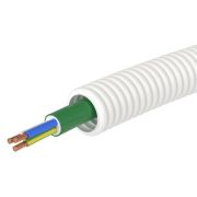Труба ПЛЛ D20 + ППГнг(А)-HF 3х2,5 (ГОСТ+) (8S82050HF) Труба гофрированная с кабелем