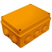 Коробка JBS150 150х110х70, 10 вых., 5P (1,5…4мм²) (43059HF) Коробка монтажная, огнестойкая, без галогена