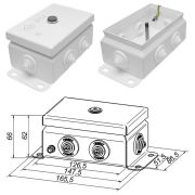 КМ IP55-0812 (без DIN рейки) Коробка монтажная электротехническая