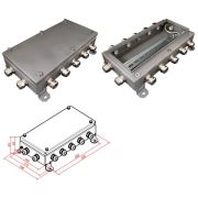 КМ IP66-1530, 12 вводов, нержавейка Коробка монтажная электротехническая