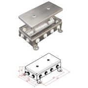 КМ-О (16к)-IP55-1224, 12 вводов, нержавейка Коробка монтажная огнестойкая