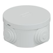 Коробка JBR065 D=65х35, 4 вых., IP44, серая (44004) Коробка монтажная