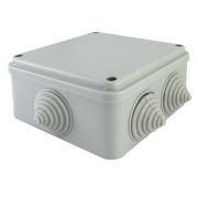Коробка ОП 100х100х50мм, крышка на винтах, IP55, 6 вх. (SQ1401-1234) Распаячная коробка