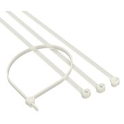 Хомут 2,5x100 P6.6, белый (100шт) (21203SR) Хомут с двойным замком