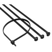 Хомут 3,6x140 P6.6, черный (100шт) (21309SR) Хомут с двойным замком