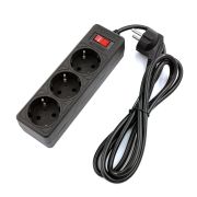 SP3B-510 GARDA Сетевой фильтр 3 розетки, 1м, черный