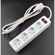 SP4W-530 GARDA Сетевой фильтр 4 розетки, 3м, белый