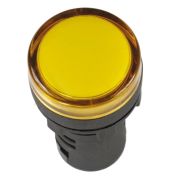 Лампа AD22DS (LED) матрица D22 мм желтый 12В AC/DC желтый (BLS10-ADDS-012-K05) Светосигнальный индикатор