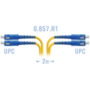 Патчкорд оптический SC/UPC SM G.657.A1 Duplex 2 метра