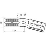 Комплект для кабельного лист. лотка соединительный шарнирный H=60мм RGV 60 FS (болт + шайба + гайка)