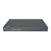 Управляемый коммутатор уровня 3 BDCOM S5612E, 8x 10/100/1000Base-T, 12x 1/10GE SFP+, ~220V AC