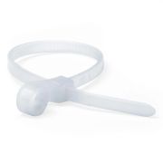 Хомут кабельный 7.6х400 полиамид бел. с монтажн. отверст. (уп.100шт) DKC 252380SR-H