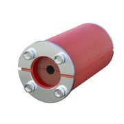 Проходка круглая, нержавеющая, D75х70 мм для кабелей D28-48 мм (DXF3116) Проходка круглая, нержавеющая