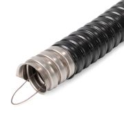 Металлорукав в ПВХ изоляции морозоустойчивой d25мм с протяжкой МРПИнг INOX NORD нерж. сталь (уп.50м)