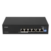 Неуправляемый 4 портовый PoE коммутатор PUS-2T04L-60RM с возможностью установки в стойку