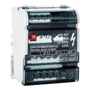 Шина нулевая в корпусе 4х7 (sn0-4х7) Шина нулевая в корпусе