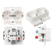 Стокгольм Механизм Розетки 2-местной (EYR16-128-10) Механизм Розетки 2-местной