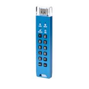 Флешка с пин кодом DataLock PRO4 Blue 128 Gb USB 3.2