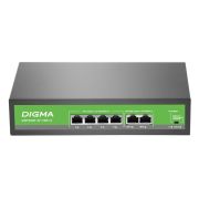 DSP204F-2F-T80 DSP204F-2F-T80 V1 (L2) 6х100Мбит/с 4PoE 4PoE+ 80W Коммутатор с питанием по PoE