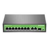 DSP208G-2G-1S-T120 (L2) 10х1Гбит/с 1SFP 8PoE 8PoE+ 120W Коммутатор с питанием по PoE