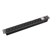 NTSS-PDU-DA2040 гор.размещ. 12xC13 базовые 16A клеммная колодка Блок розеток 19