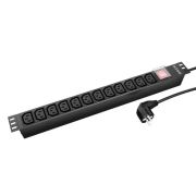 NTSS-PDU-DA2039 гор.размещ. 12xC13 базовые 16A Schuko 2м Блок розеток 19