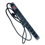 NTSS-PDU-DA2036 гор.размещ. 9xSchuko базовые 16A Schuko 2м Блок розеток 19