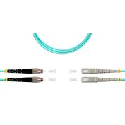 Патч-корд ВО MM(OM3), FC/UPC-SC/UPC, 3.0мм, duplex, LSZH, 2м (09-12042) Патч-корд волоконно-оптический
