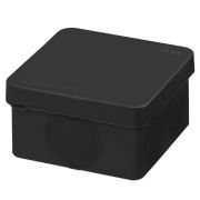 Распаячная коробка, двухкомпонентная, ОП 70х70х40 мм, IP66, 6 вх., черная TDM (SQ1401-2911) Распаячная коробка
