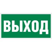 Пластик (Е-22) Указатель выхода (150х300) Пластик