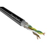 КДВЭУГ 2х2х0,50 Кабель инструментальный передачи данных экранированный маслостойкий