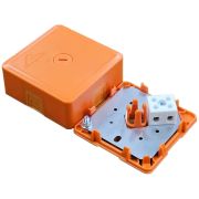 КМ-О (2к*6,0)-IP41-s-оранж Коробка монтажная огнестойкая